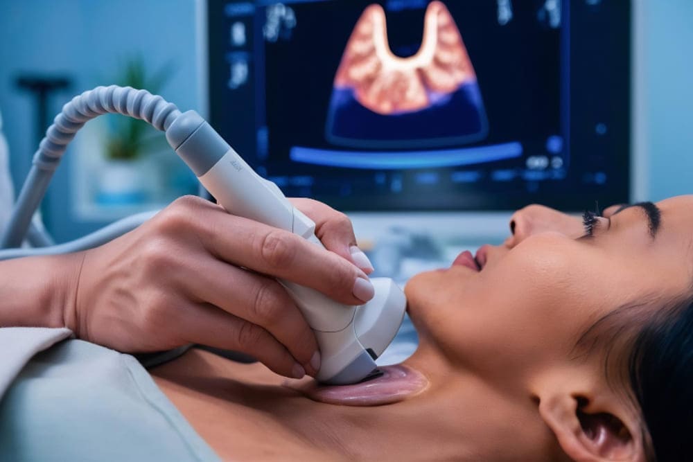 Biopsia de tiroides guiada por ultrasonido