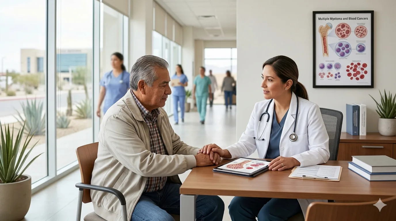 ¿Qué especialista trata el mieloma múltiple?